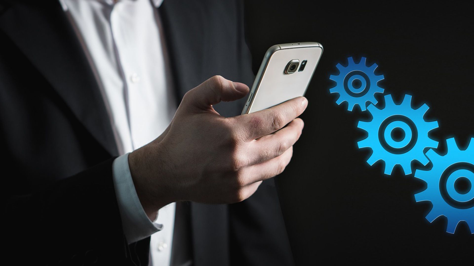 Smartphone in der Hand