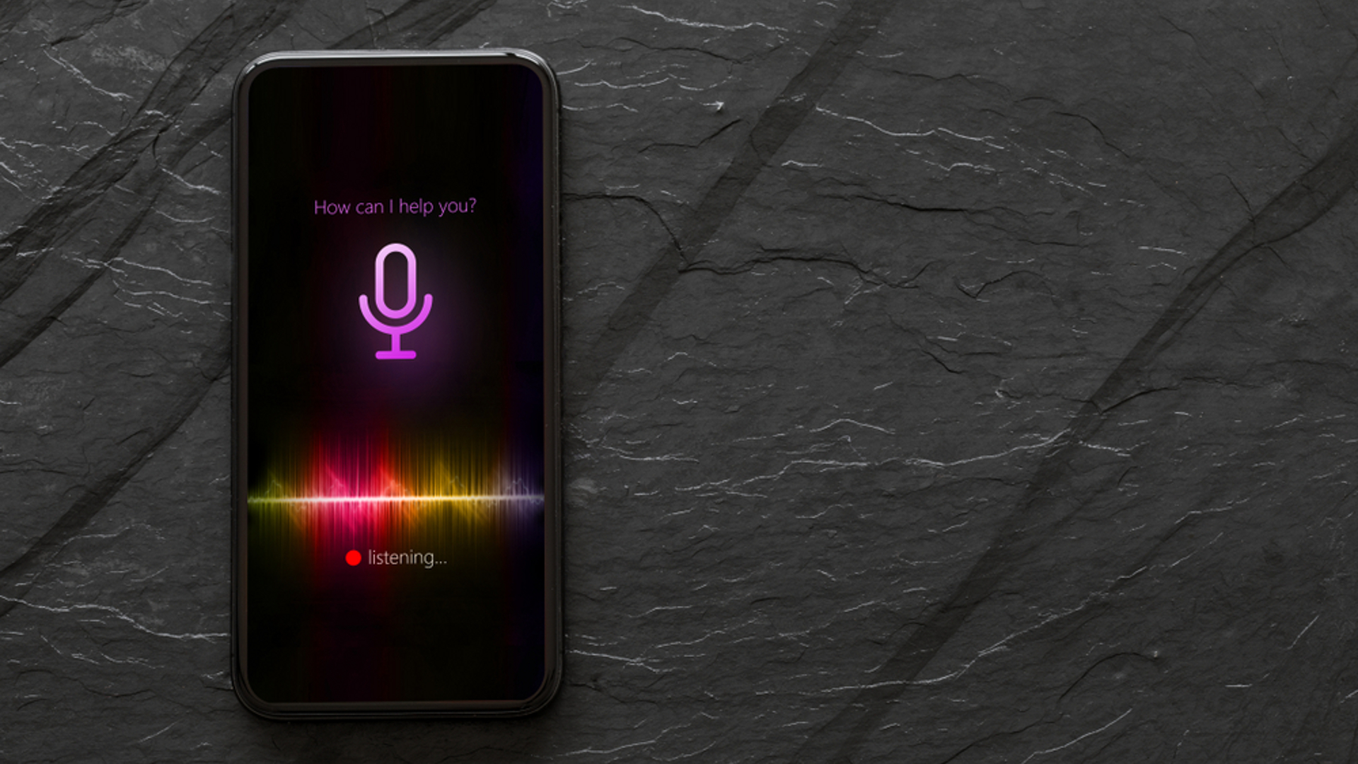 Sprachassistent auf Smartphone